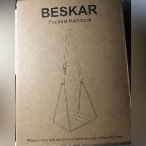 NWT BESKAR Airplane Footrest Hammock